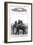 A Farewell Ride on Jumbo, London Zoo, 1882-null-Framed Premium Giclee Print