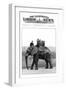 A Farewell Ride on Jumbo, London Zoo, 1882-null-Framed Premium Giclee Print