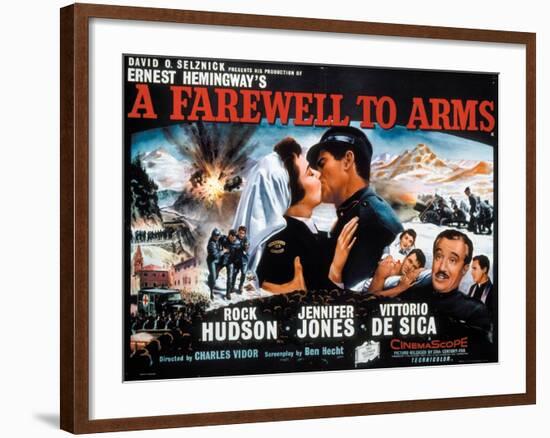 A Farewell To Arms, 1957, Directed by Charles Vidor-null-Framed Giclee Print