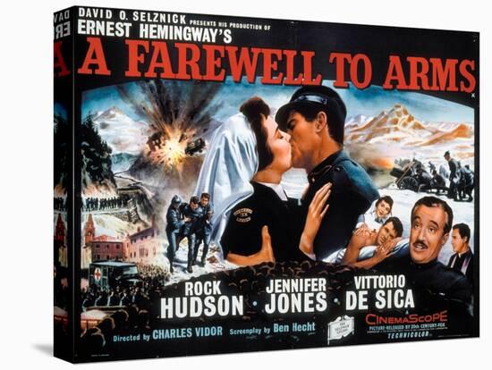 A Farewell To Arms, 1957, Directed by Charles Vidor-null-Stretched Canvas