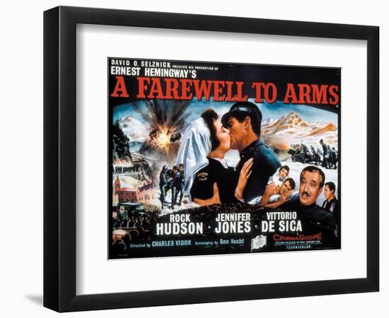 A Farewell To Arms, 1957, Directed by Charles Vidor-null-Framed Premium Giclee Print