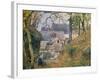 A Farm at Montfoucault, 1894-Camille Pissarro-Framed Giclee Print