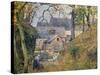 A Farm at Montfoucault, 1894-Camille Pissarro-Stretched Canvas