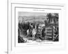 A Farm, Colombia, South America, 19th Century-A de Neuville-Framed Giclee Print