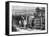 A Farm, Colombia, South America, 19th Century-A de Neuville-Framed Stretched Canvas