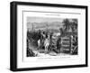 A Farm, Colombia, South America, 19th Century-A de Neuville-Framed Giclee Print