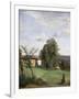 A Farm in Dardagny. Ca. 1855-57-Jean-Baptiste-Camille Corot-Framed Premium Giclee Print