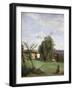 A Farm in Dardagny. Ca. 1855-57-Jean-Baptiste-Camille Corot-Framed Giclee Print