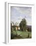 A Farm in Dardagny. Ca. 1855-57-Jean-Baptiste-Camille Corot-Framed Giclee Print