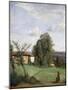 A Farm in Dardagny. Ca. 1855-57-Jean-Baptiste-Camille Corot-Mounted Giclee Print