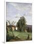 A Farm in Dardagny. Ca. 1855-57-Jean-Baptiste-Camille Corot-Framed Giclee Print