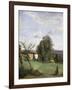 A Farm in Dardagny. Ca. 1855-57-Jean-Baptiste-Camille Corot-Framed Giclee Print