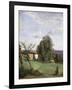 A Farm in Dardagny. Ca. 1855-57-Jean-Baptiste-Camille Corot-Framed Giclee Print