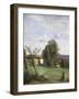 A Farm in Dardagny; Une Ferme De Dardagny, C.1855-57-Jean-Baptiste-Camille Corot-Framed Giclee Print