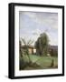 A Farm in Dardagny; Une Ferme De Dardagny, C.1855-57-Jean-Baptiste-Camille Corot-Framed Giclee Print