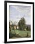 A Farm in Dardagny-Jean-Baptiste-Camille Corot-Framed Giclee Print