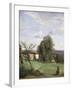 A Farm in Dardagny-Jean-Baptiste-Camille Corot-Framed Giclee Print