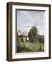 A Farm in Dardagny-Jean-Baptiste-Camille Corot-Framed Premium Giclee Print