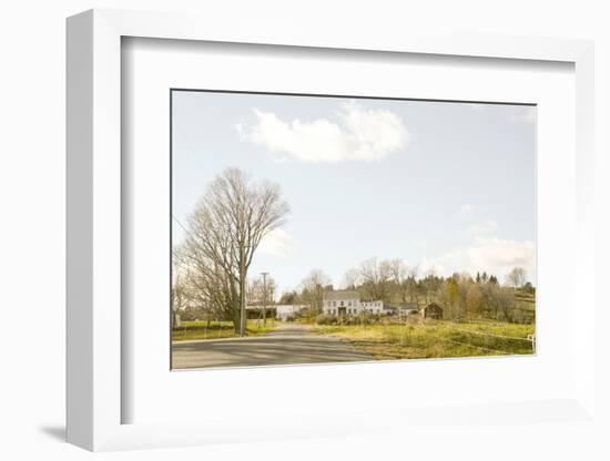 A Farm in Shelburne, Massachusetts, Usa-Susan Pease-Framed Photographic Print