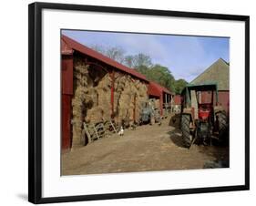 A Farm, Near Avoca, County Wicklow, Leinster, Eire (Republic of Ireland)-Michael Short-Framed Photographic Print