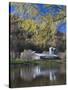 A farm on the Connecticut River in Maidstone, Vermont, USA-Jerry & Marcy Monkman-Stretched Canvas