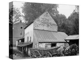 A Farm Yard, Germantown, Pa.-null-Stretched Canvas