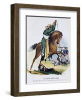 A Farmer Lassoing an Officer, 1826-Claus Sluter-Framed Giclee Print