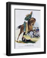 A Farmer Lassoing an Officer, 1826-Claus Sluter-Framed Giclee Print