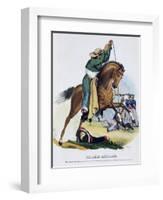 A Farmer Lassoing an Officer, 1826-Claus Sluter-Framed Giclee Print