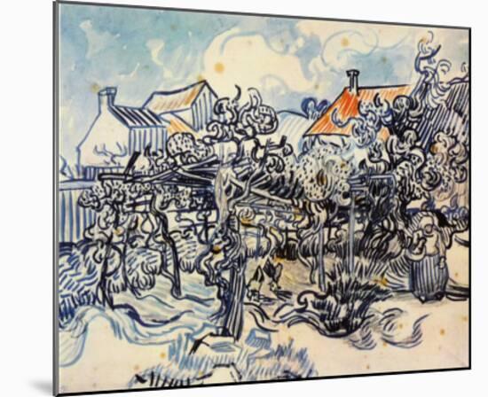 A Farmer's Garden-Vincent van Gogh-Mounted Collectable Print