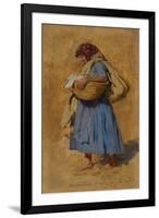 A Farmer's Wife Blowing Her Nose, Ca 1871-1874-August Ritter von Pettenkofen-Framed Giclee Print