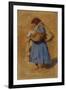 A Farmer's Wife Blowing Her Nose, Ca 1871-1874-August Ritter von Pettenkofen-Framed Giclee Print