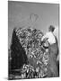 A Farmer Unloading a Truckful of Sweet Corn-null-Mounted Photographic Print