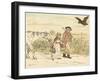 A Farmer Went Trotting Upon His Grey Mare-Randolph Caldecott-Framed Giclee Print