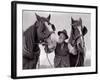 A Farmer with His Horses, 1962-null-Framed Photographic Print
