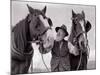 A Farmer with His Horses, 1962-null-Mounted Photographic Print