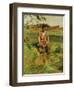 A Farmhand on the Estate at Celeyran, 1882-Henri de Toulouse-Lautrec-Framed Giclee Print