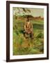 A Farmhand on the Estate at Celeyran, 1882-Henri de Toulouse-Lautrec-Framed Giclee Print