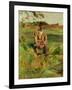 A Farmhand on the Estate at Celeyran, 1882-Henri de Toulouse-Lautrec-Framed Giclee Print