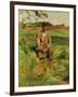 A Farmhand on the Estate at Celeyran, 1882-Henri de Toulouse-Lautrec-Framed Giclee Print