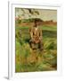 A Farmhand on the Estate at Celeyran, 1882-Henri de Toulouse-Lautrec-Framed Giclee Print