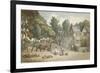 A Farmhouse at Hengar, Cornwall, 1803-Thomas Rowlandson-Framed Giclee Print