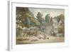 A Farmhouse at Hengar, Cornwall, 1803-Thomas Rowlandson-Framed Giclee Print