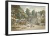 A Farmhouse at Hengar, Cornwall, 1803-Thomas Rowlandson-Framed Giclee Print