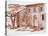 A farmhouse, Grasse, Provence, France.-Richard Lawrence-Stretched Canvas