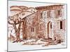 A farmhouse, Grasse, Provence, France.-Richard Lawrence-Mounted Photographic Print