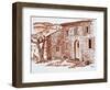 A farmhouse, Grasse, Provence, France.-Richard Lawrence-Framed Photographic Print