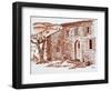 A farmhouse, Grasse, Provence, France.-Richard Lawrence-Framed Photographic Print