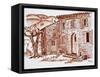 A farmhouse, Grasse, Provence, France.-Richard Lawrence-Framed Stretched Canvas