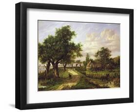 A Farmstead by a River-Patrick Nasmyth-Framed Giclee Print